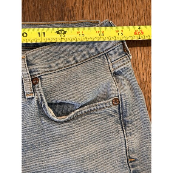 AGOLDE Mid Rise Sophie Ripped Skinny Ankle Jeans Women’s Sz 30 Blue Light Wash - Picture 8 of 11